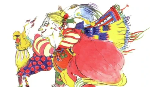 today's clown of the day is Kefka  Palazzo from Final Fantasy! 