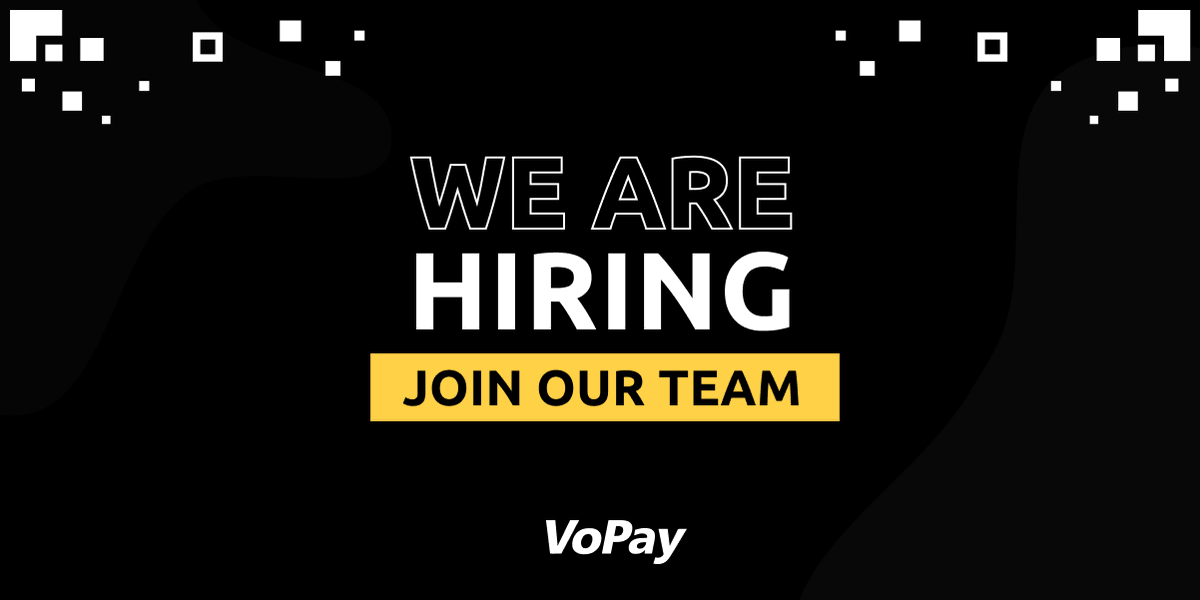 vopay's tweet image. VoPay is #hiring!

⭐Partnership Manager
⭐Account Executive - FinTech
⭐Sales Development Representative
⭐Technical Solution Consultant
⭐Client Success 
⭐Full Stack Developer
⭐API Integrations Specialist

Apply today! vopay.com/careers/

#yvrtech #fintechjobs