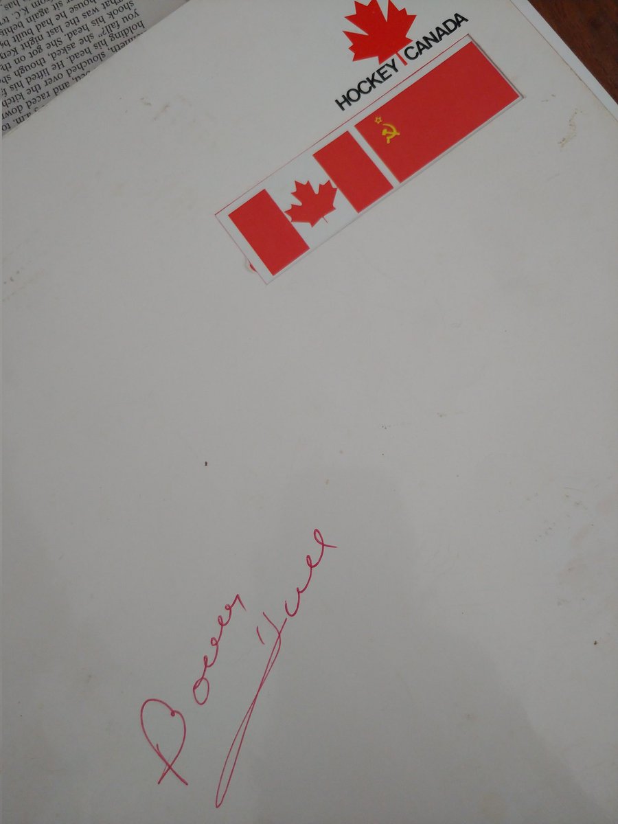 LivinJava's tweet photo. @mtlgazette I've still got his autograph on a souvenir program from the '72  Canada-Soviet series. One of the greats from that era. https://t.co/oevScPEpQ2