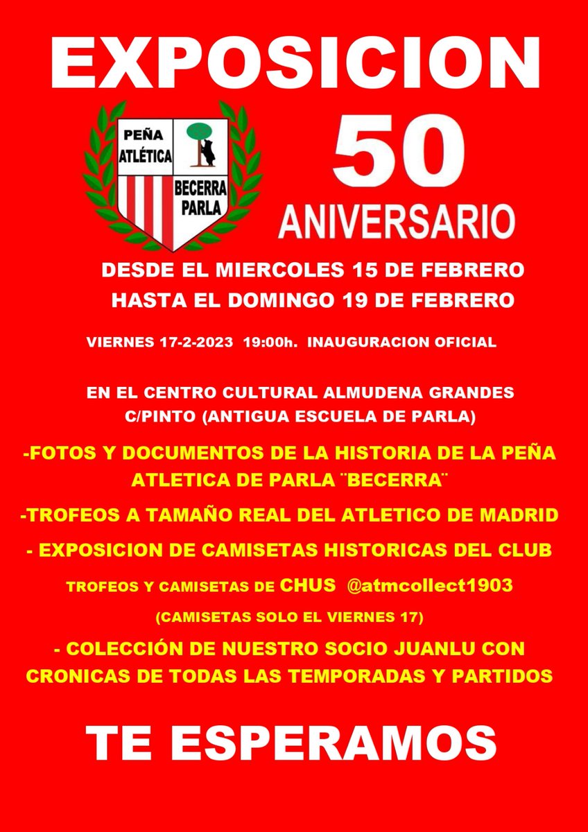 Peña Atlética de Parla Becerra (@becerraparlaatm) on Twitter photo 