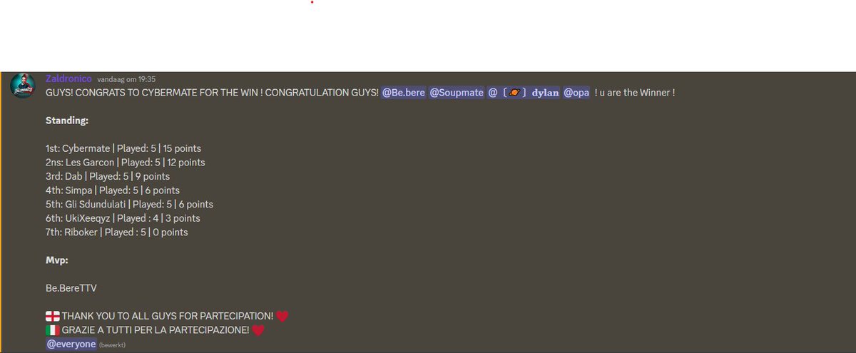 After 2nd and 3th places finally a 🥇

@kiinqRC @CyrooxR and soulmate