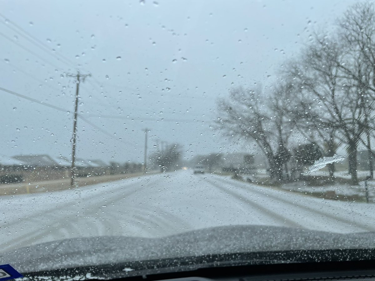 Here in South Denton picking up kiddos <a href="/1053thefan/">105.3 The FAN</a>