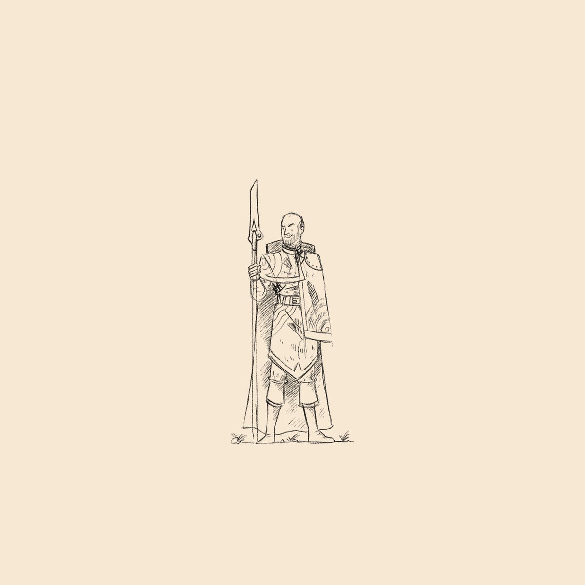 ChurchmanHuw's tweet photo. City guard #ttrpg #paperminiature #fantasyart https://t.co/KkGeV6vepy