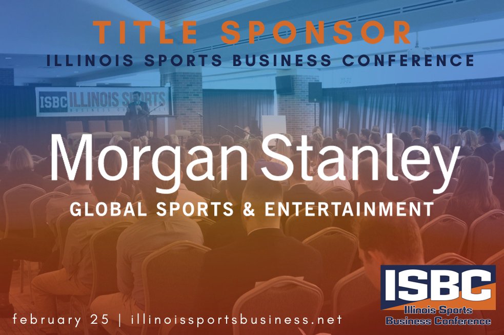 ISBC is excited to welcome back Morgan Stanley Global Sports &amp; Entertainment as our 2023 title sponsor! 
Thank you to everyone who helped to continue this mutually rewarding relationship. Students, keep an eye out for information on an upcoming can't-miss workshop.