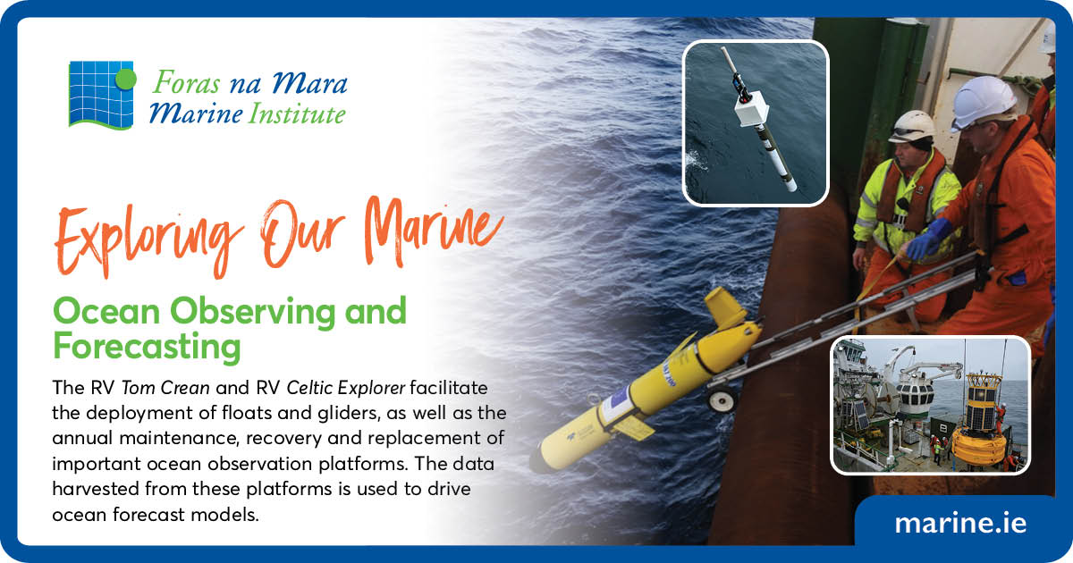 #ExploringOurMarine - Ocean Observing and Forecasting  bit.ly/3HDDo4U

🔵The Irish Marine Data Buoy Observation Network (IMDBON) provides crucial data to improve weather forecasts and safety at sea.  Find out more at bit.ly/3WHIb9m

#Marine #ClimateChange