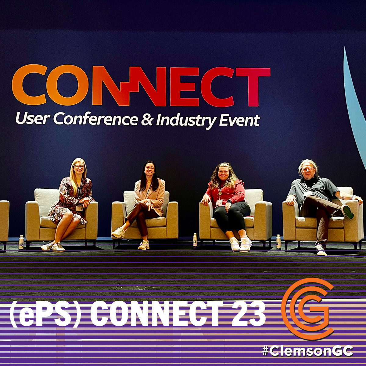 GC students on stage at (ePS) CONNECT last week in Las Vegas!