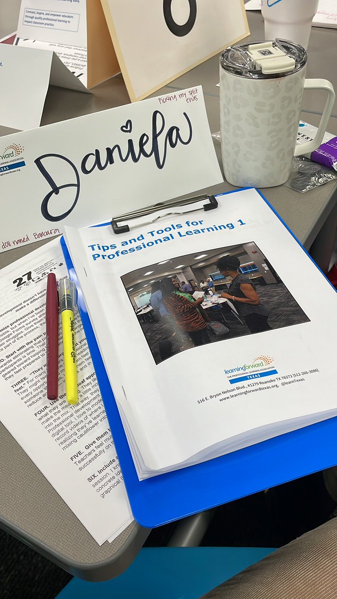 Great first day of TIPS. Learning multiple new community/context strategies to implement during PD presentations @LearnTexas #lftxlearns #lftx