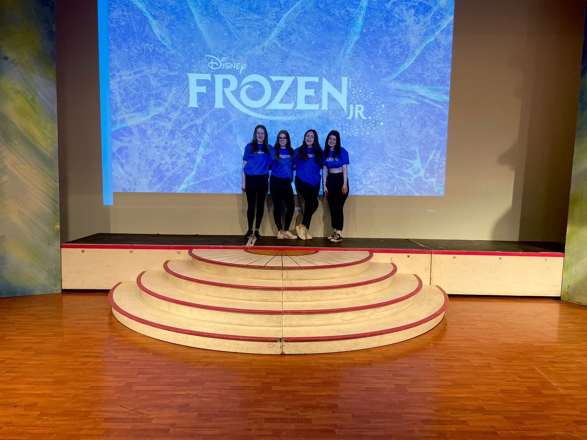 AllHallowsCHS's tweet image. Just ONE WEEK until opening night!! Frozen the Musical is really coming together. The set was delivered yesterday, thank you to the families who helped to put it all together. And lines and dances have been learnt. Final preparations this week. #frozenthemusical #schoolshow ❄️🎬