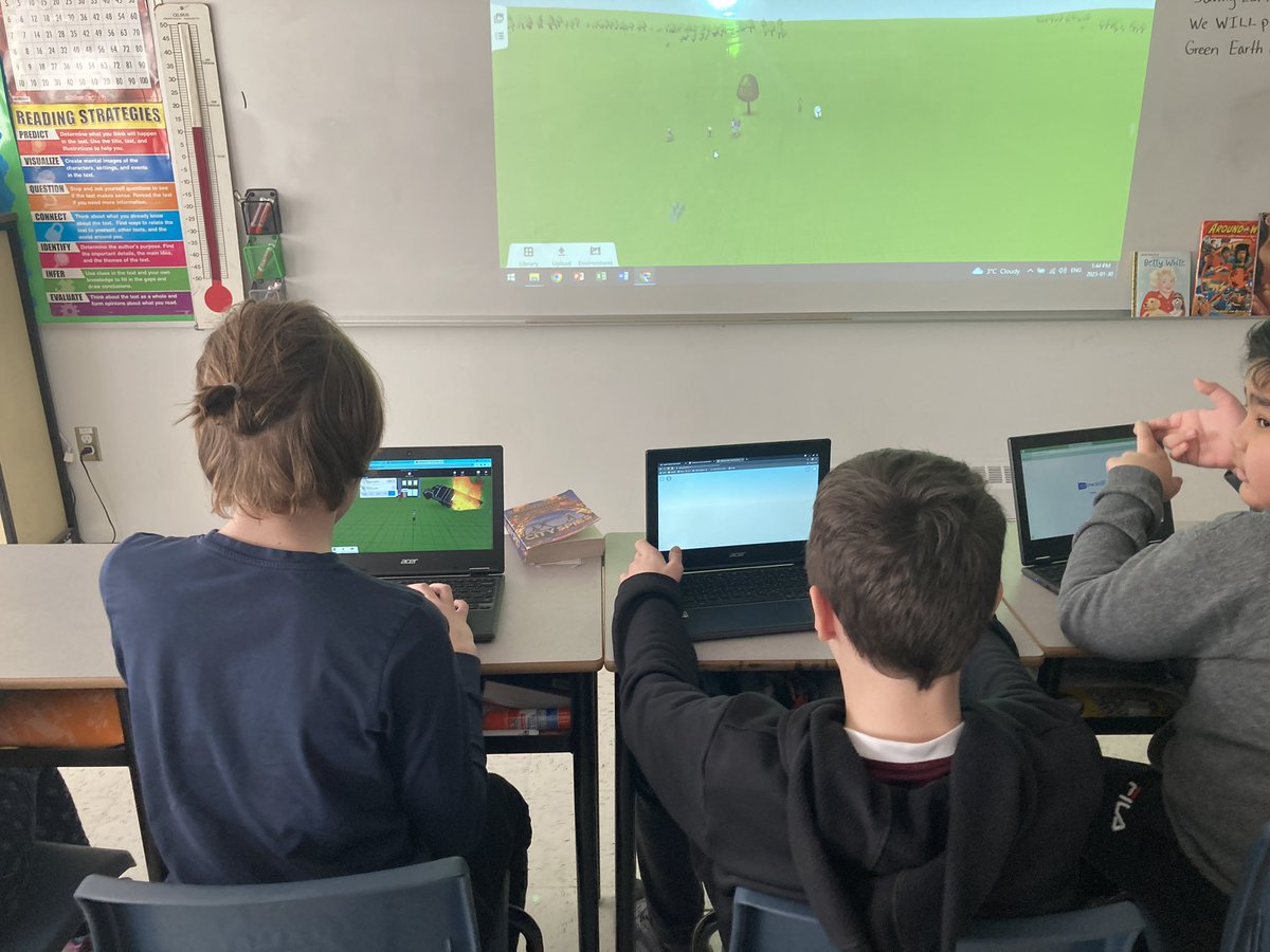 Great to work with grade 6 Banks <a href="/egwps/">École Grosvenor-Wentworth Park School</a> as they began their digital storytelling journey with @CoSpaces_Edu