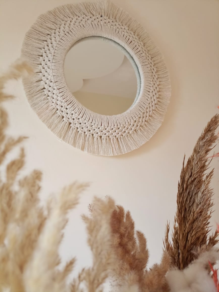 AhdMakrame's tweet photo. Trio Macrame Mirrors Set 

Dans votre chambre ou celle d’un enfant, votre entrée ou votre séjour : les détails de ce miroir mandala en macramé apporteront charme et élégance à votre intérieur. N’hésitez plus, il n’attend que vous pour créer votre ambiance boho ! https://t.co/3OvRCHrQk6