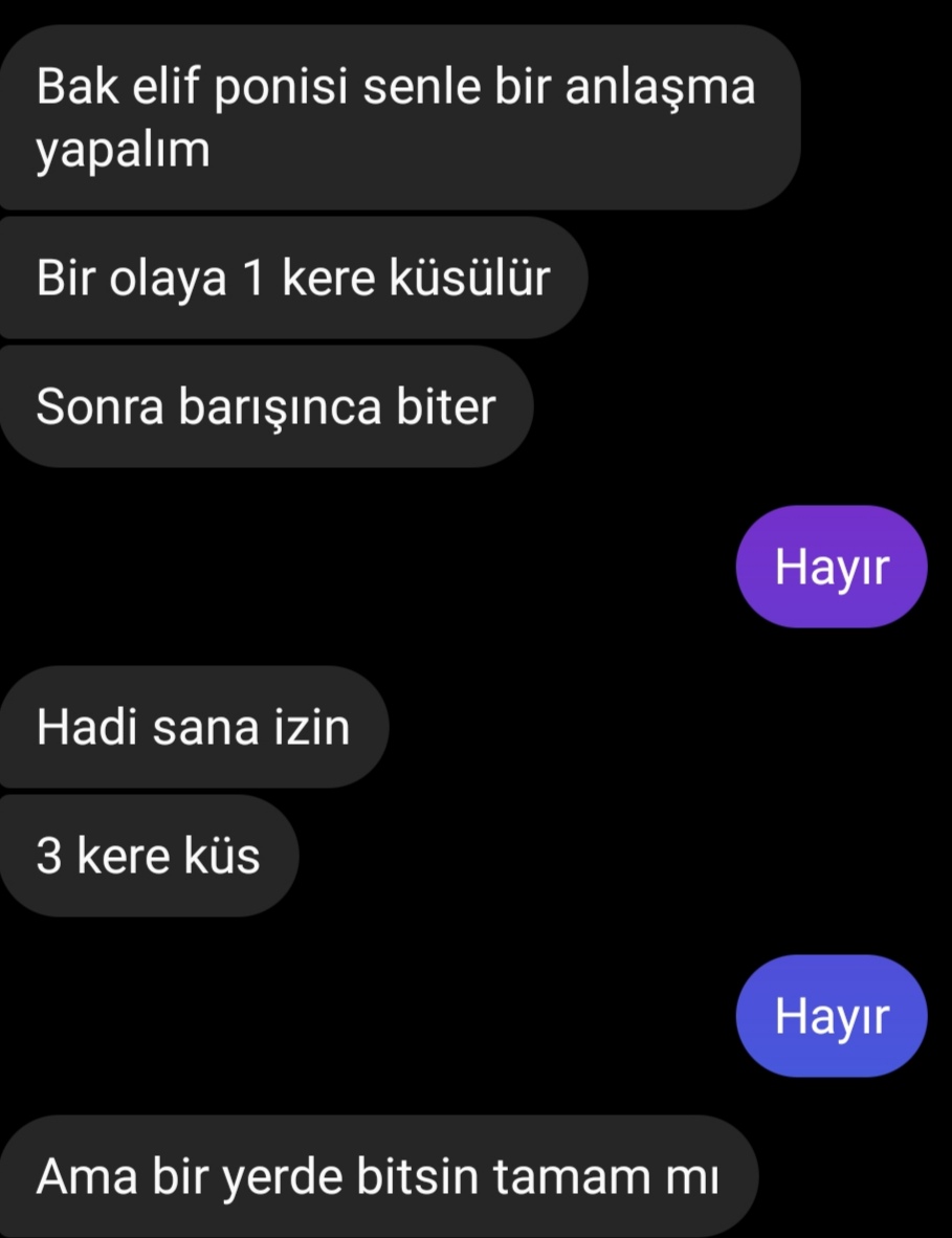 Her aklıma gelişinde küsücem...