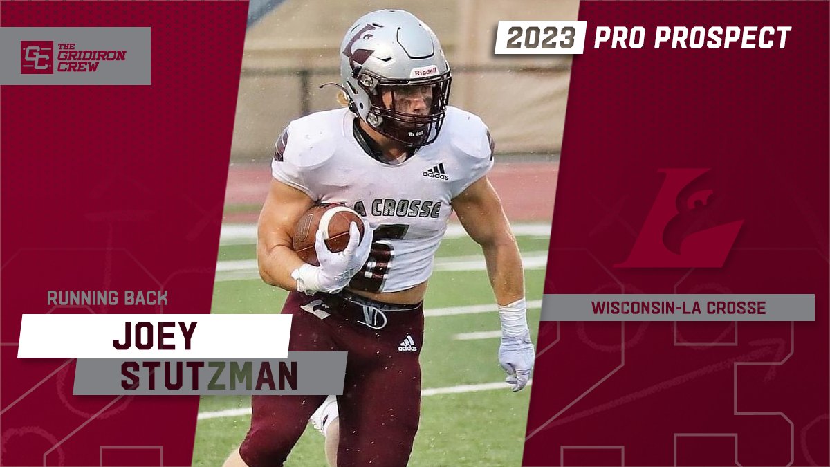 ⚠️ Attention Pro Scouts, Coaches, and GMs ⚠️

You need to look at 2023 Pro Prospect, Joey Stutzman <a href="/JoeyJStutz/">Joey Stutzman</a>, a RB/Slot/RS from <a href="/UWLEagleFB/">UW-La Crosse Football</a>

#2023ProProspect #DraftTwitter #NFLDraft #CFL #XFL #USFL #ProFootball 🏈

👀 See our Interview: thegridironcrew.com/joey-stutzman-…