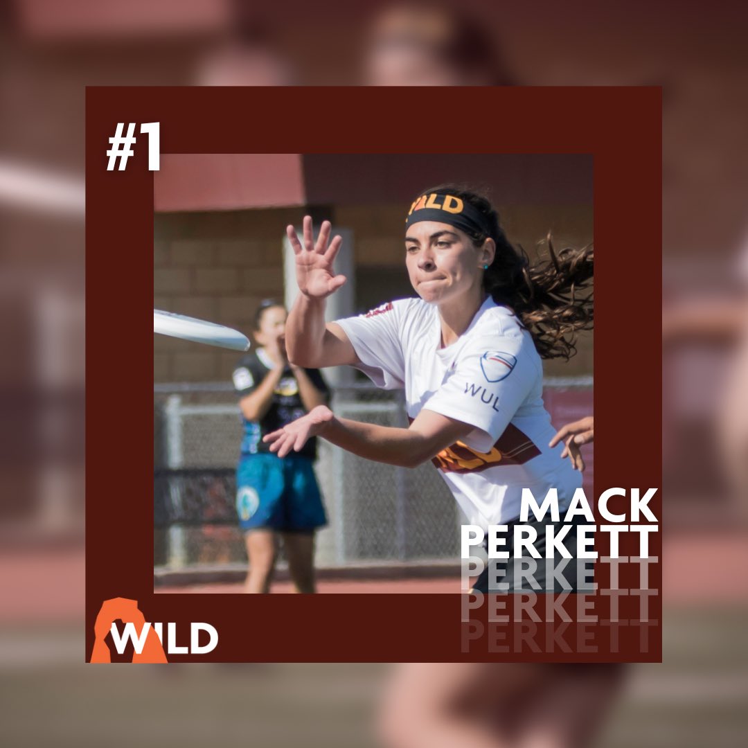 #1 Mack Perkett is back for her 3rd season, Mack is short, stocky, and ready to rocky
Mack’s pedigree includes captaining Sideshow to college nationals, club nationals with @phillygreenmeansgo, and helping to foster the women’s ultimate scene in the West bit.ly/BAM-Perkett