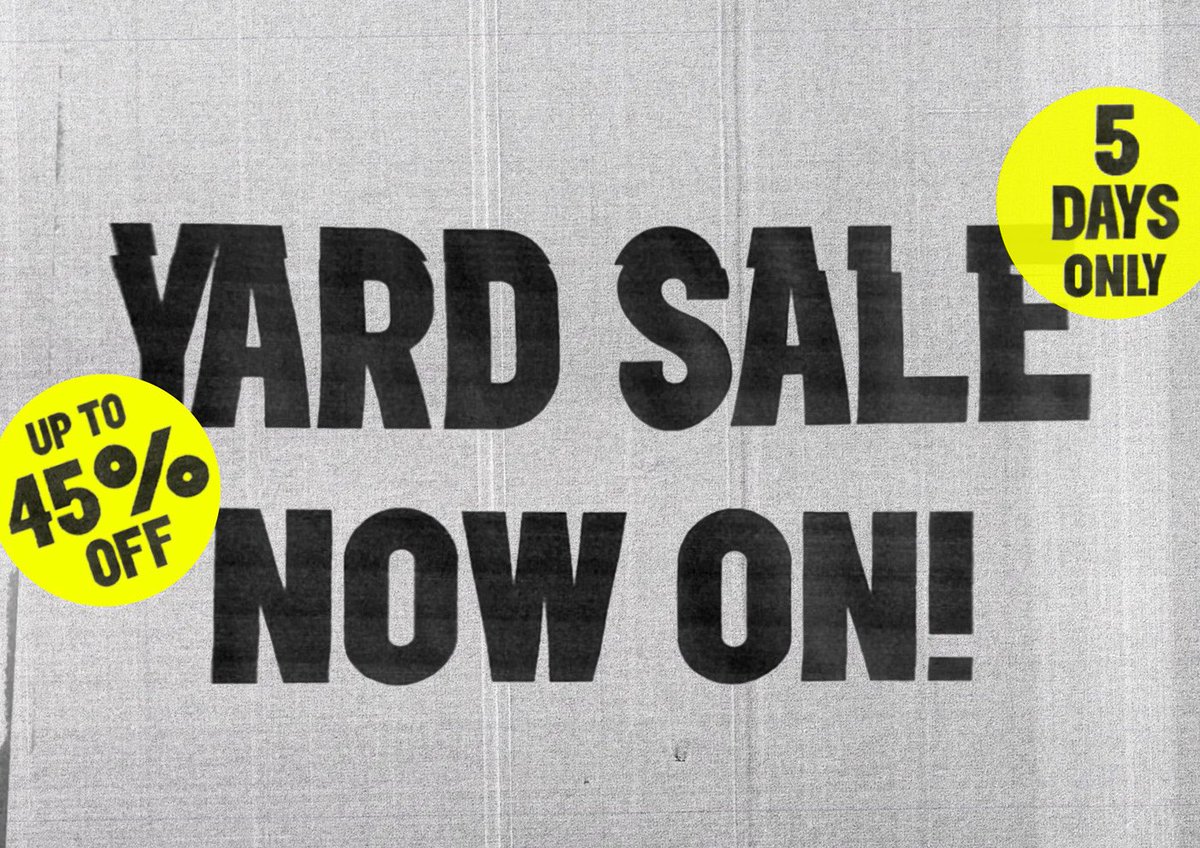 Our Yard Sale ends at midnight tonight in our physical and digital yards! There’s up to 45% OFF almost everything we make. Look lively… tempestbrewco.com