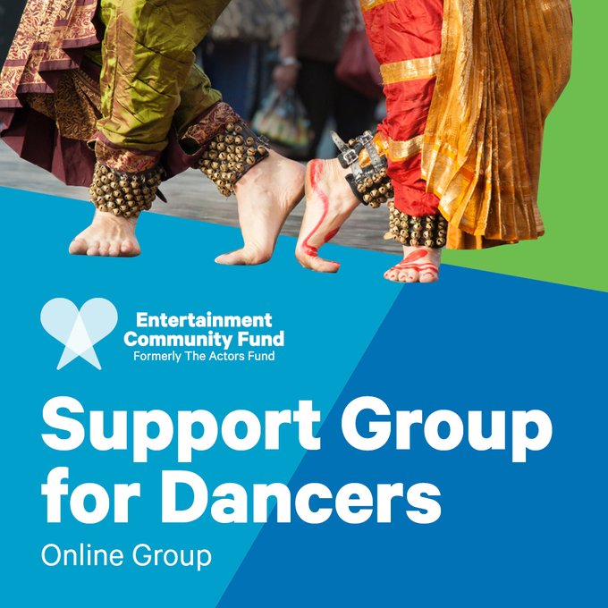 SAGAFTRALA's tweet image. Join @alifeinthearts's Support Group for Dancers. A #VirtualGroup for professional #dancers &amp;amp; #choreographers experiencing personal or professional hardship, this group offers a safe space to support one another through current challenges. Learn more: ow.ly/fLYP50Muitb