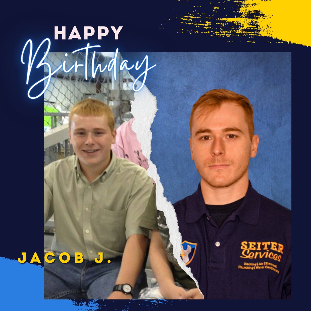 SeiterServices's tweet photo. Happy Birthday, Jacob! We hope you have an absolute amazing birthday! https://t.co/mxQ5cs2DES