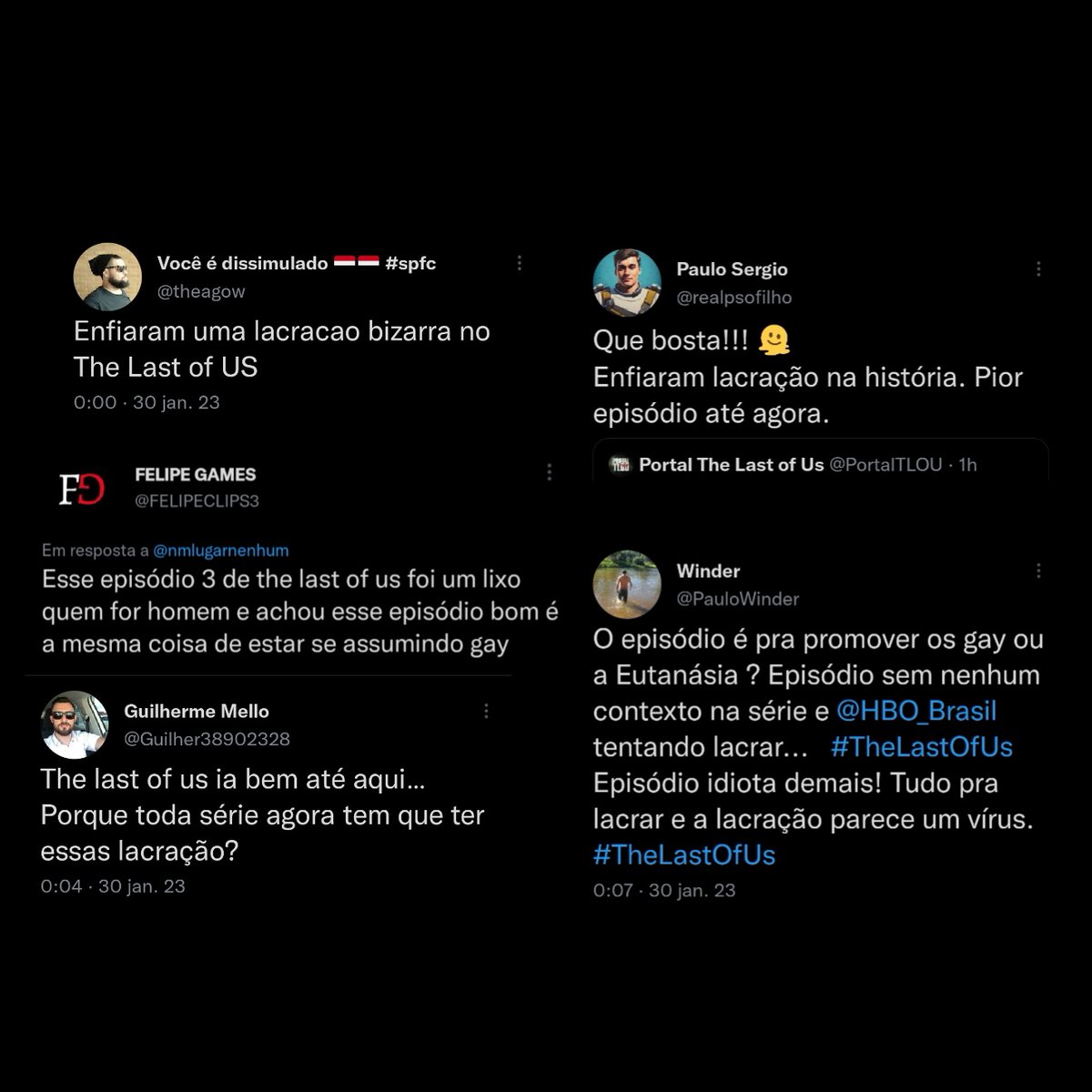 nacaomarvell's tweet photo. O 3º de #TheLastOfUs incomodou muito homofóbico de merda. Muito falso macho se doendo com uma história de amor gay tirada do jogo e aprofundada ainda mais na série.

Vocês são frouxos, frágeis e inúteis. https://t.co/bGH0jsSSpk