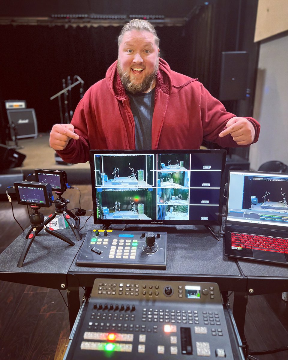 EasleyCompany's tweet image. Working at the awesome #BombShelterRehearsalStudios! They are the top audio rehearsal &amp;amp; recording studio in #OrangeCounty! #BlackMagicATEM #FullProductionVideoAndAudio #DerekEasleyEntertainment