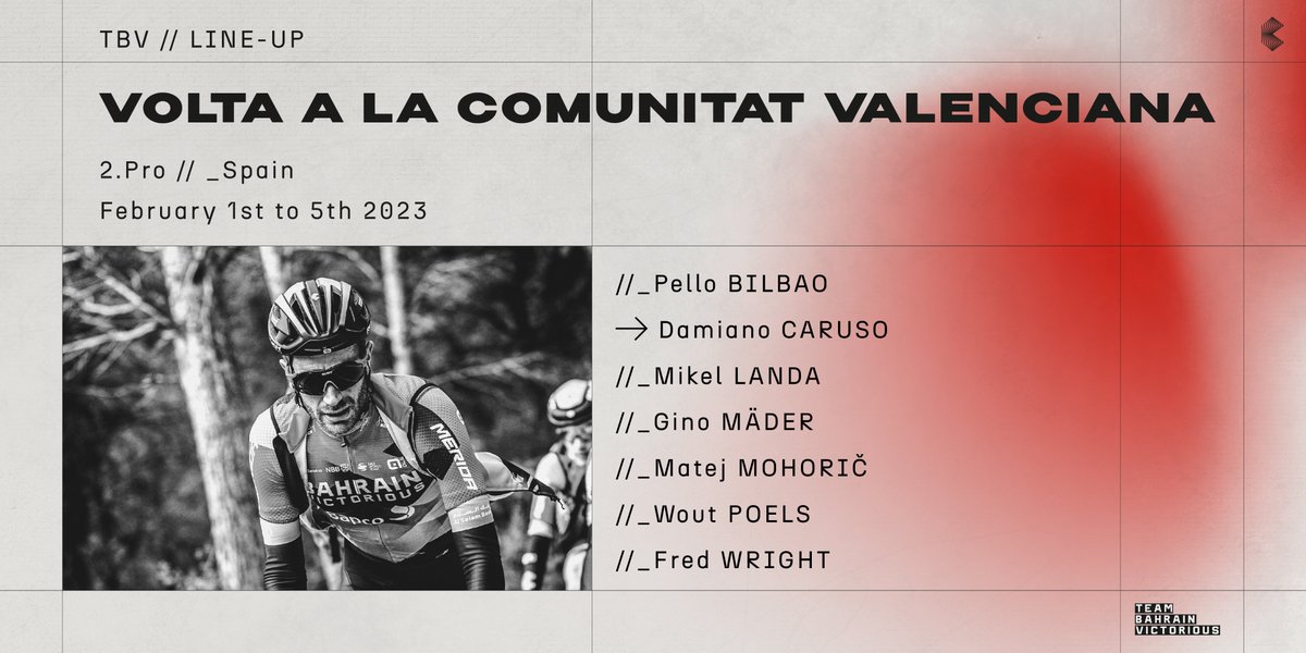 📣 Meet our team for @VueltaCV 🇪🇸 @PelloBilbao1990 🇮🇹 @CarusoDamiano 🇪🇸 @MikelLandaMeana 🇨🇭 @maedergino 🇸🇮 @matmohoric 🇳🇱 @WoutPoels 🇬🇧 @fred_wright0 #RideAsOne #VCV2023 🔗 bit.ly/3XSeZOg