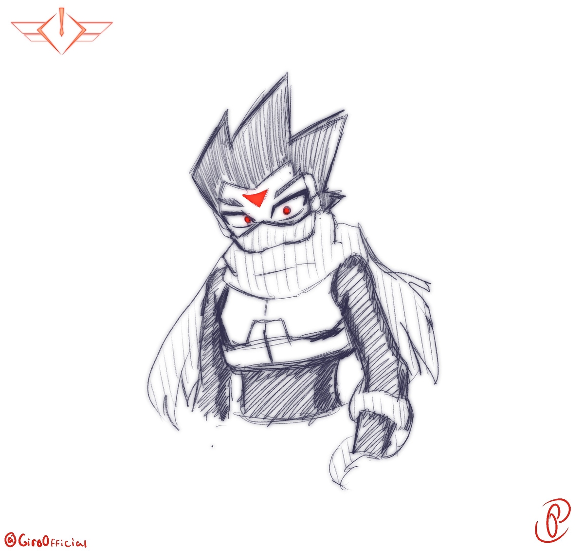 SKETCH] - Atlas and Siarnaq #ロックマン #ロックマンXDiVE