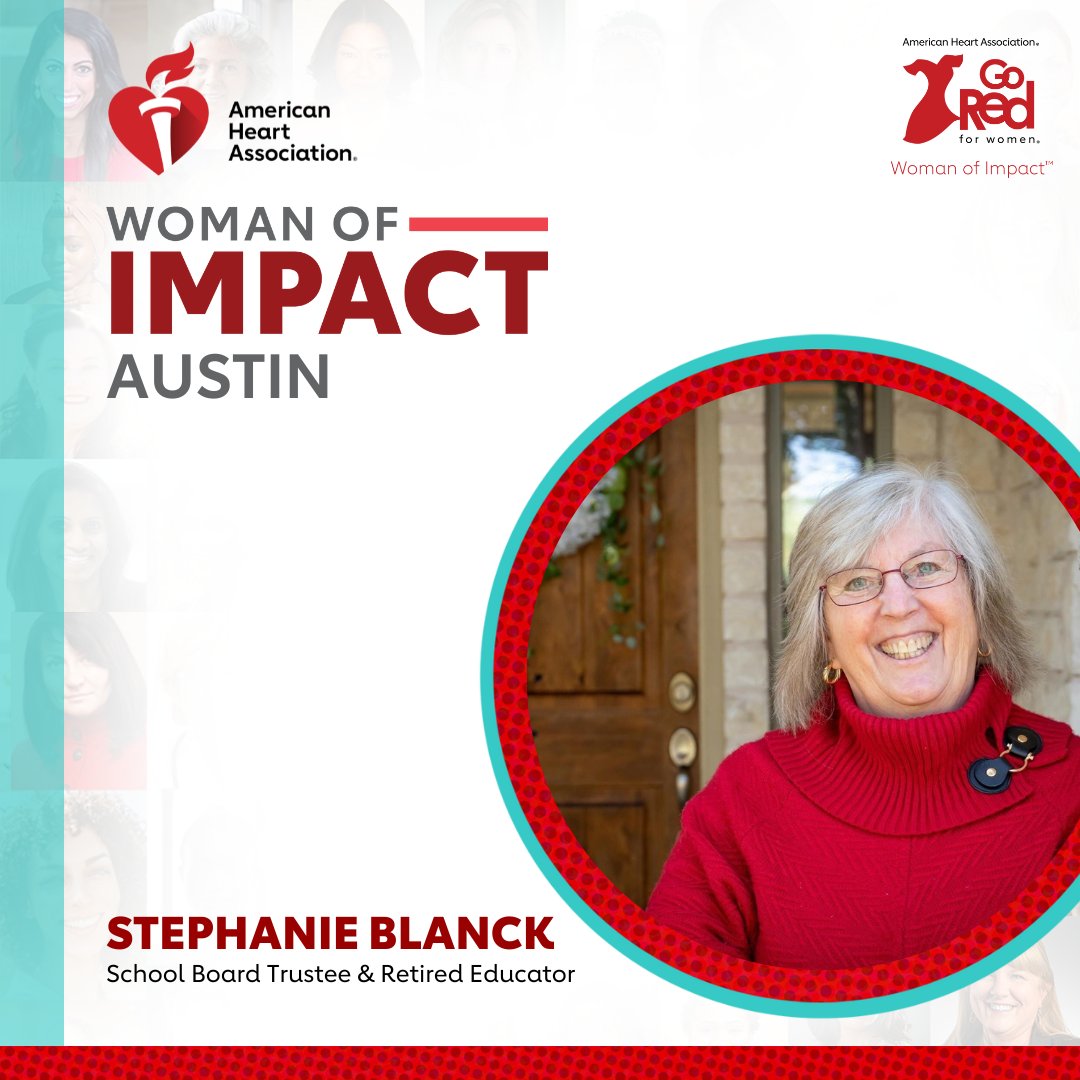 AmericanHeartTX's tweet photo. Meet our 2023 Austin #GoRedWomanofImpact nominees Stephanie Blanck and Courtney Gill! These women are game changers for Central Texas and are stepping up to the plate to make a difference in our community!

Support them at https://t.co/JcQKRDQEA2 ❤️ #ATXGoRed https://t.co/njrXmXzO2e