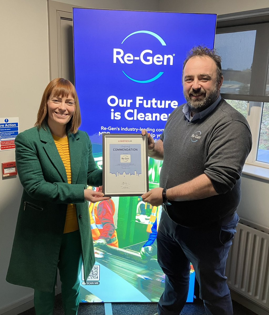 Massive thank you to all at @RegenWaste for the warm welcome and interesting tour around the facility.  @NicholaMallon was also pleased to present a Certificate of Commendation in thanks for giving of time and resources to help with the Ukraine humanitarian effort during 2022 👏