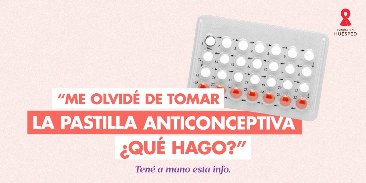 💊 ¡Tranqui! Si te olvidaste de tomar la #PastillaAnticonceptiva, esta data clave puede ser muy útil a la hora encarar una situación como esta. 

Guardate este post y compartí la info.