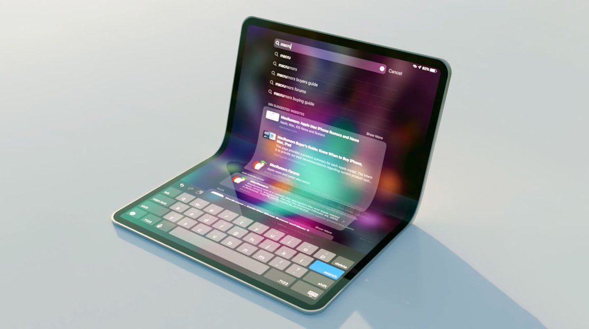 TopTechNGadgets's tweet photo. #Apple está trabajando en un #iPadFoldable que tiene un soporte de fibra de carbono.

Se espera su lanzamiento en algún momento de 2024. https://t.co/iuWHMiClIu