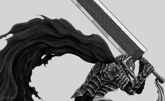 I kinda like drawing Berserk ngl 
