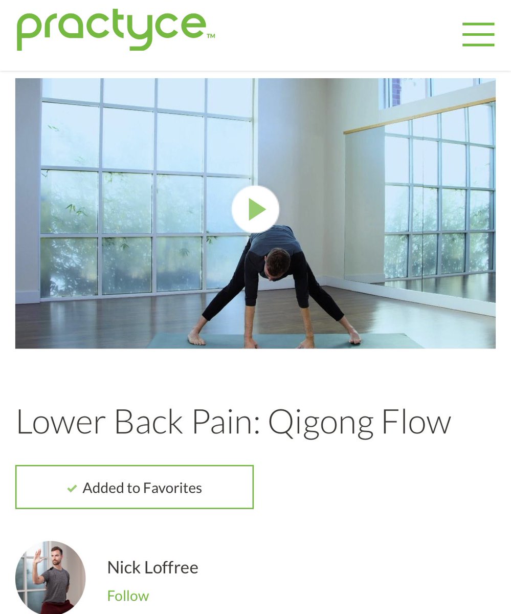 KFifarek's tweet photo. @DiametricSlant I use this sequence when my lower back is bothering me. It’s not just the stretches but that the sequence heats up my muscles so the stretching seems to work better in this order.  It’s a paid platform but I think there is a free trial week. https://t.co/kA3TkcFK0o https://t.co/uqC5oTmWMQ