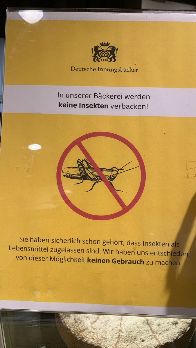 ❤️ Auf meinen Bäcker ist Verlass ❤️ Keine #Insekten! Kein #Insektenmehl!