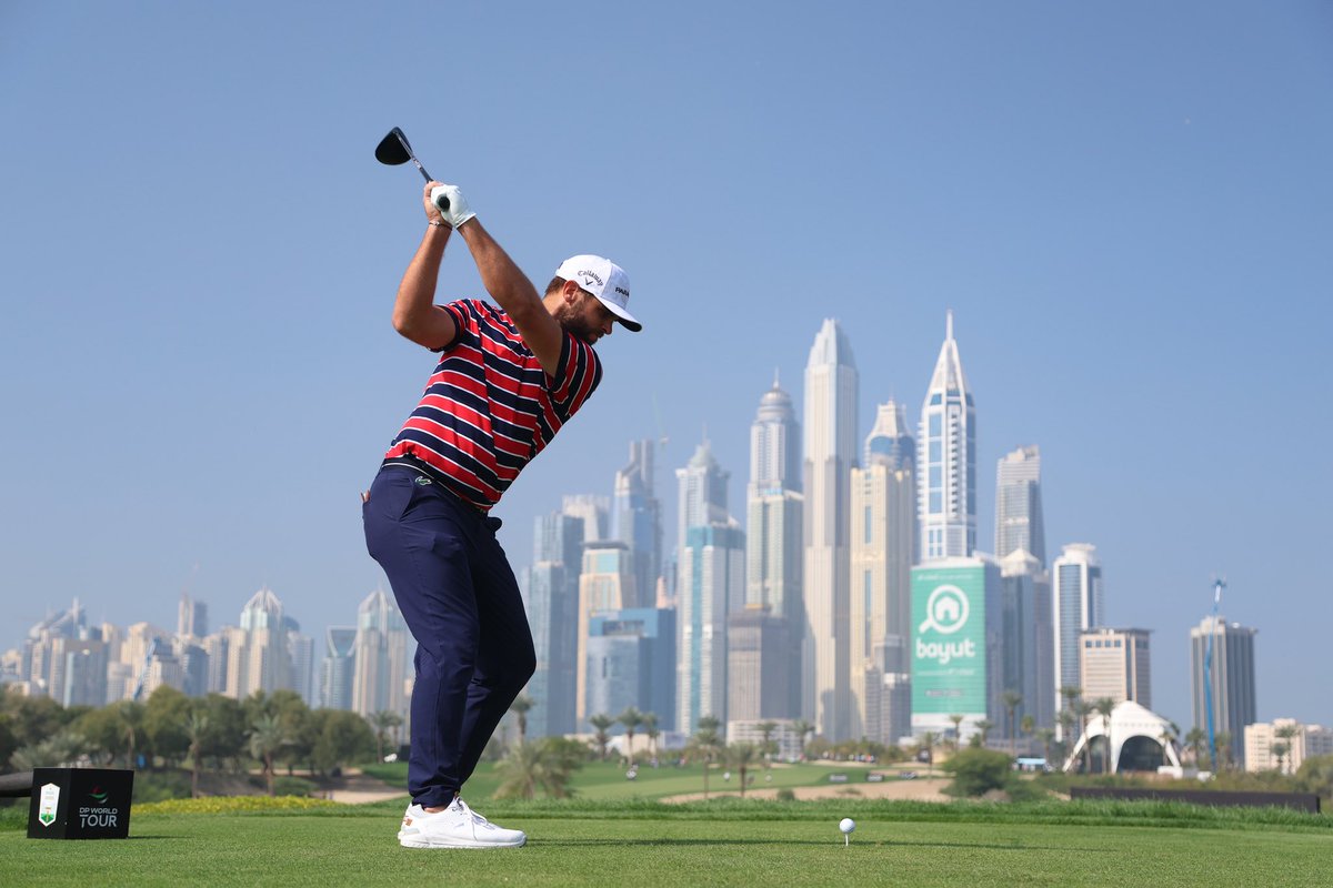 Thanks <a href="/DubaiDCGolf/">Hero Dubai Desert Classic</a> for a world class event, amazing job getting the course ready <a href="/EmiratesGC/">Emirates Golf Club</a> 👏 Many positives this week, game and body going in the right direction 💪📈 Thrilled to have had great support from the #AAArmy On to the next #VamosAA