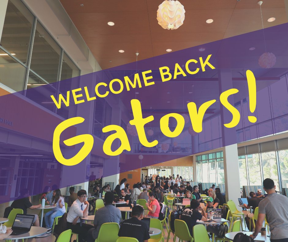 sfstatelibrary's tweet photo. Welcome back #SFGators! As we begin a new semester, don’t forget the #jpllibrary is
here to help you achieve all your academic goals. https://t.co/qXp84z37xf