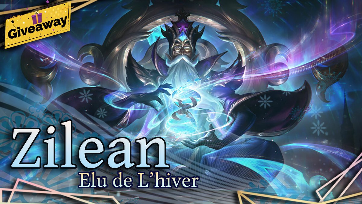Yo les reufs, 

Comme d'hab  j'suis plus late que tout le monde héhé donc pour ceux qui ont pas eu la chance de gagner le skin de Zilean élu de l'hiver : 

-> Me follow <a href="/RozaraLoL/">Rozara</a> 
-> Like et RT le post 

Tag ton pote délu qui pense pas que Zilean est turbo oméga broken 
TAS le 5