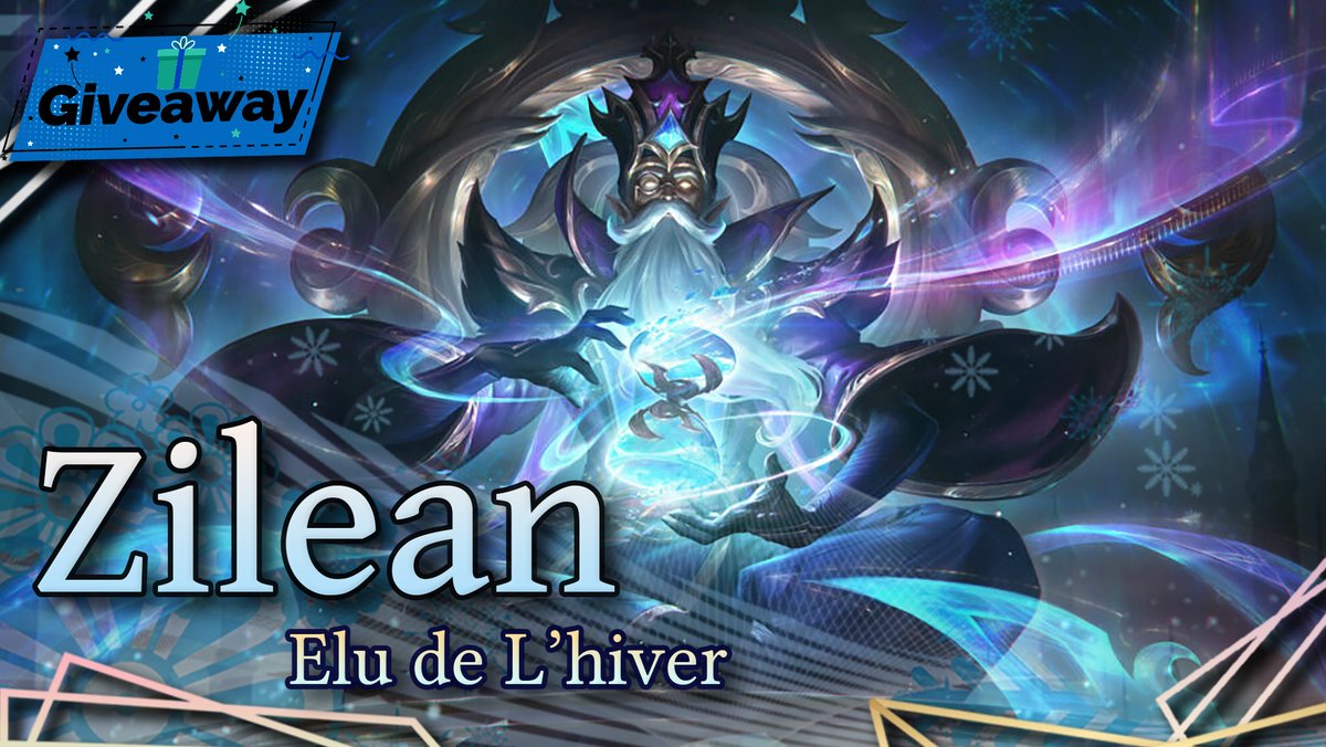 ellothincosplay's tweet photo. ❄️GIVEAWAY ❄️
5 skins Zilean Elu de l'hiver + chroma 🕺
Pour participer:
- 💜Follow @ellothincosplay
- 🔃RT ce tweet
-❄️ TAG un pote qui joue support

TAS 04/02
Merci #LeaguePartner 
@LoL_France https://t.co/DA35CXGkkG