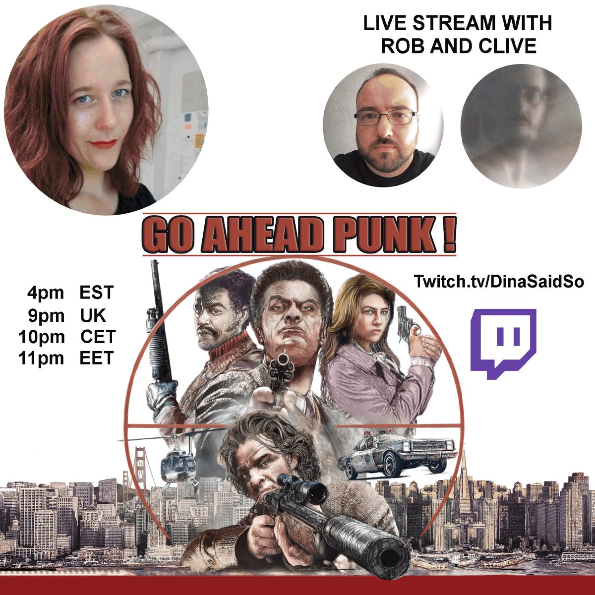 NDGamesUK's tweet photo. Join us tonight at 9pm (UTC) on https://t.co/Lb4UA9Jk5U for the first public Tabletopia stream of "Go Ahead Punk". #Boardgamesarefun #boardgameindustry #BoardGamePublisher #nextdimensiongames #gamepublishersofinstagram #dinasaidso
Thanks to Rob & Clive for playing. https://t.co/iU9LxVEjYL