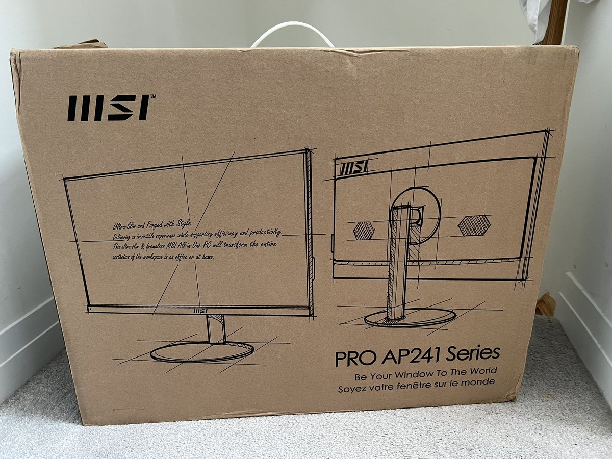 GreaseMG's tweet photo. Just received my prize for placing 7th in the #NextGenRumble Warzone 2.0 Solos Tournament held by @intelcanada! Thank you for this MSI All-In-One PC! https://t.co/zIUCxQ7efX