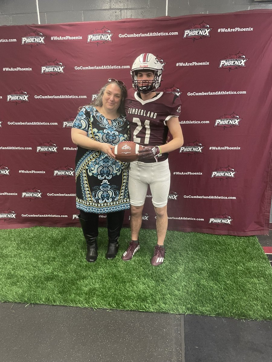 Thankyou for the visit <a href="/CumberlandFB/">Cumberland University Football</a> I had a good time.<a href="/CoachHigginson/">Brad Higginson</a>