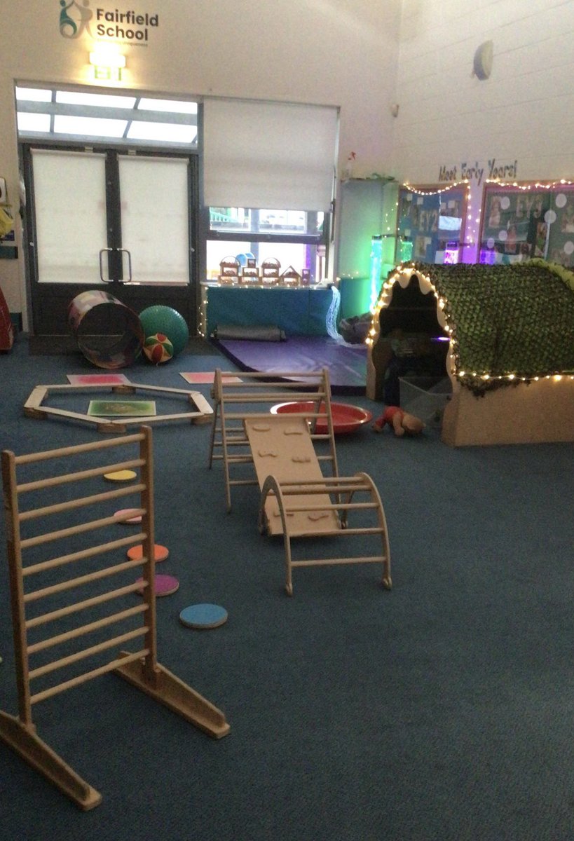 @MOVEprogramme we are developing exciting opportunities to do develop physical skills everyday in our amazing Early Years department @Fairfieldstweet @Quality4EY @teachPMLD #invitationstoplay #EYFS