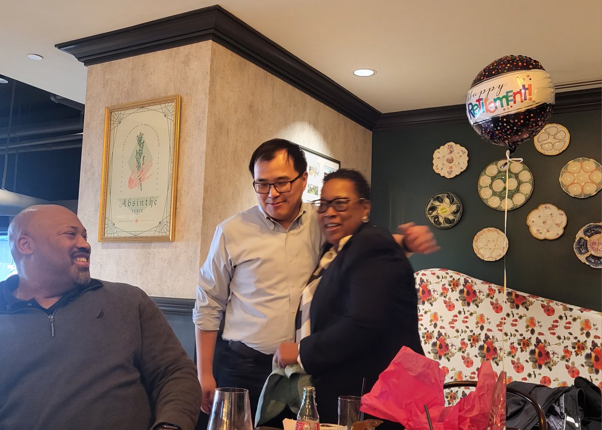 bldgsciences's tweet photo. Today, we celebrated the 35-year service and retirement of one of our favorite people. Martha Smith is the embodiment of NIBS spirit. We miss you already, Martha. Best wishes on retirement! #TeamNIBS #thisisnotgoodbye #TeamMartha https://t.co/4boPzGac8j