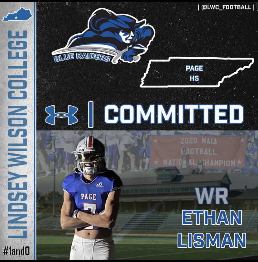 100% Committed! 💙🖤🤍 @CoachGraham_LWC @LWC_Football <a href="/SSN_LWC/">Sidelines - Lindsey Wilson</a>  <a href="/CoachKKerns/">Kenzie Kerns</a> <a href="/lwcad/">Willis Pooler</a> <a href="/CoachPalmer/">COACH PALMER</a> <a href="/CoachKleckler/">Phil Kleckler</a> <a href="/wcsPHScr/">Charles Rathbone</a> <a href="/wcsPHSathletics/">Page High Athletics</a> <a href="/pagefootball/">Page Patriots Football</a> <a href="/CSmithScout/">Chris Smith</a> <a href="/PrepRedzoneTN/">Prep Redzone Tennessee</a> <a href="/coachgoose54/">Jake Goossen-Brown</a>