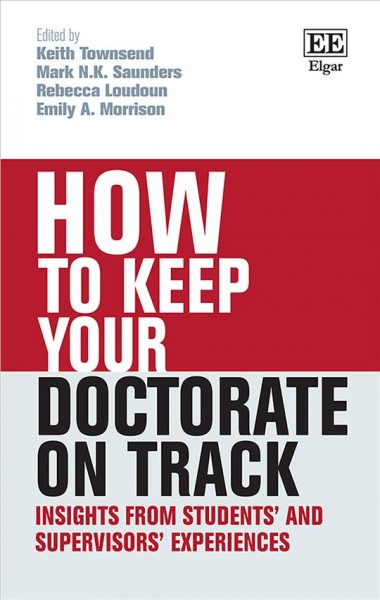 alkekarlene's tweet image. At #TXSTUniversityLibraries #AlkekLibrary "How to Keep your Doctorate on Track: Insights from Students’ and Supervisors’ Experiences" edited by Keith Townsend, Mark N.K. Saunders, Rebecca Loudoun, Emily Morrison. catalog.library.txstate.edu/record=b612732…