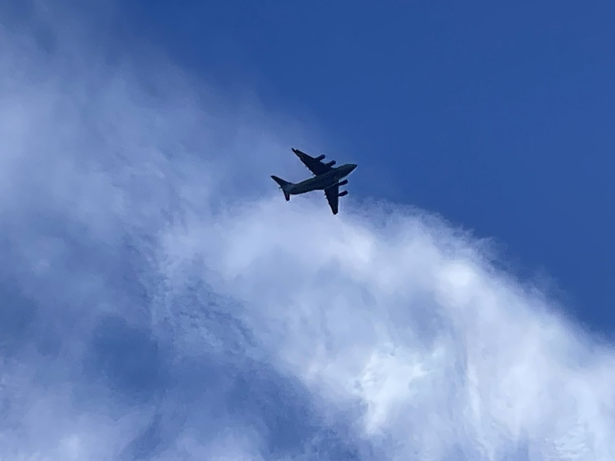 Remote_ND's tweet image. Hey ⁦@GStephenson_Wx⁩ this Big Boy just ROARED over North Raleigh… I’m guessing with the ⁦@VP⁩ ‘s ride inside