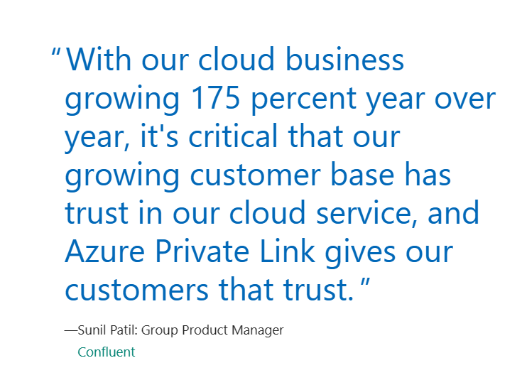 AzNetEng's tweet photo. Learn how @confluentinc delivers enhanced data privacy, opens new opportunities with @Azure Private Link

Read the full story: https://t.co/gh9uhqPiLp

#AzNet #Azure #AzureNetworking #AzurePrivateLink https://t.co/2agxfAl91q