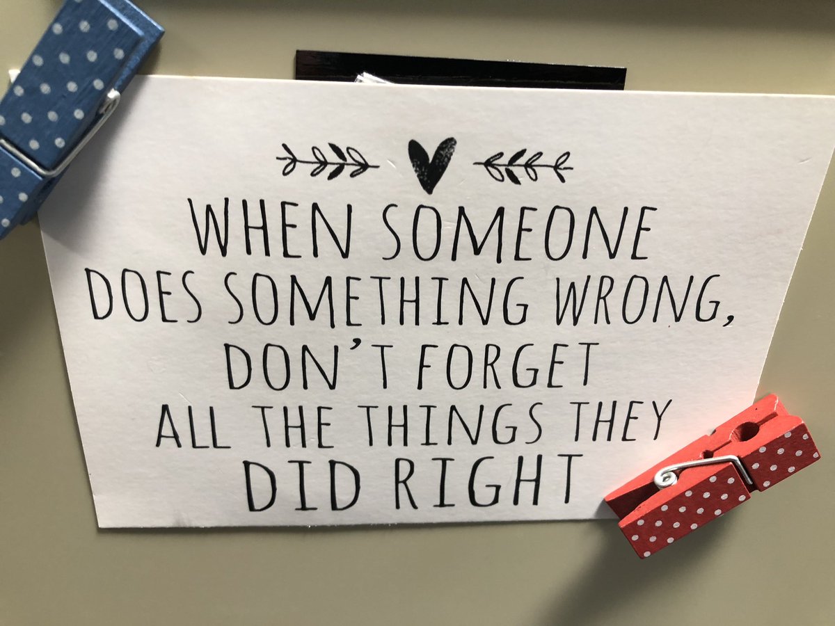 Saw this on a filing cabinet at work today. Had to take a picture.  Everyone is working under such pressure at the moment and doing their best in challenging times.  Despite all our efforts we won’t always get it right … #letsbekind