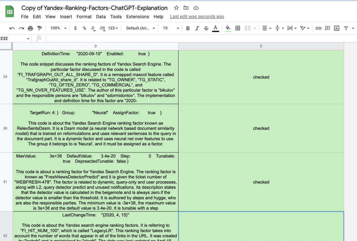 Studying the Yandex leak the whole night, specifically focused on #videoSEO, #schemamarkups and #linkeddata. Exciting times: acting as a true researcher, disseminating factor by factor, all translated in English! :)