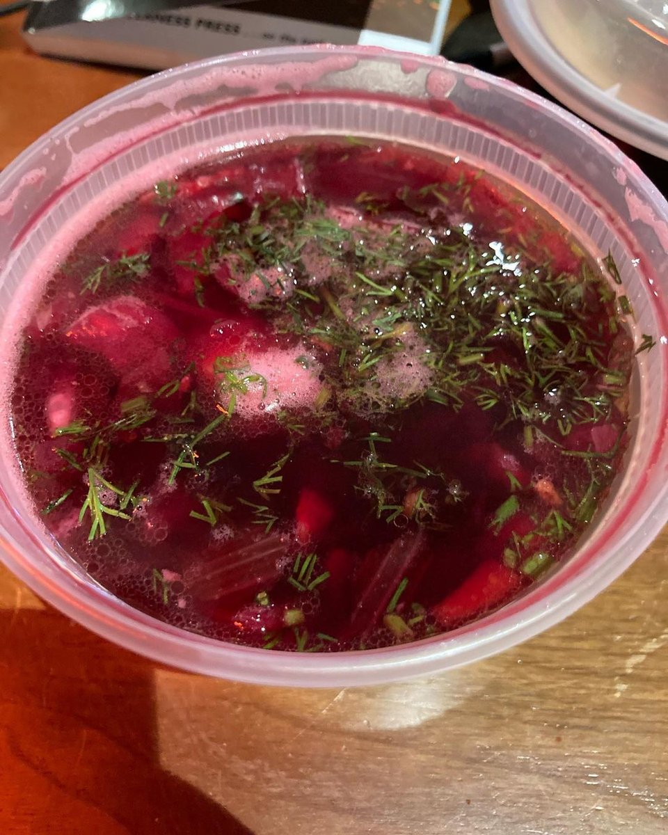veselkanyc's tweet photo. On the #les? Visit our restaurant @themarketline at Delancy and Essex. (Yes, we have two locations!) 
Photos by @bkappsa81

#veselkanyc #themarketline #essexcrossing #borscht #varenyky #pierogi https://t.co/Xs1a5LhVZk