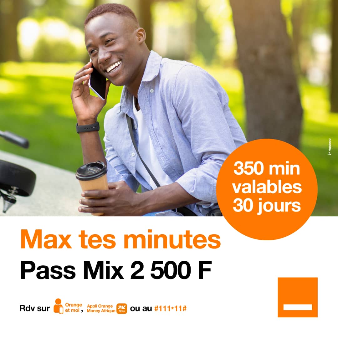 CI_Orange's tweet photo. Nouveau Pass, plus d'avantages ! 😍
Bénéficie de 350 min tous réseaux avec le #PassMix 2 500F valable 30 jours. Rdv dans l'appli Orange et Moi ➡️ https://t.co/y3ntiXp4kD, ou au #111*11#
#MaxTaData #LaVieEstZo https://t.co/1YUr1YNcIo