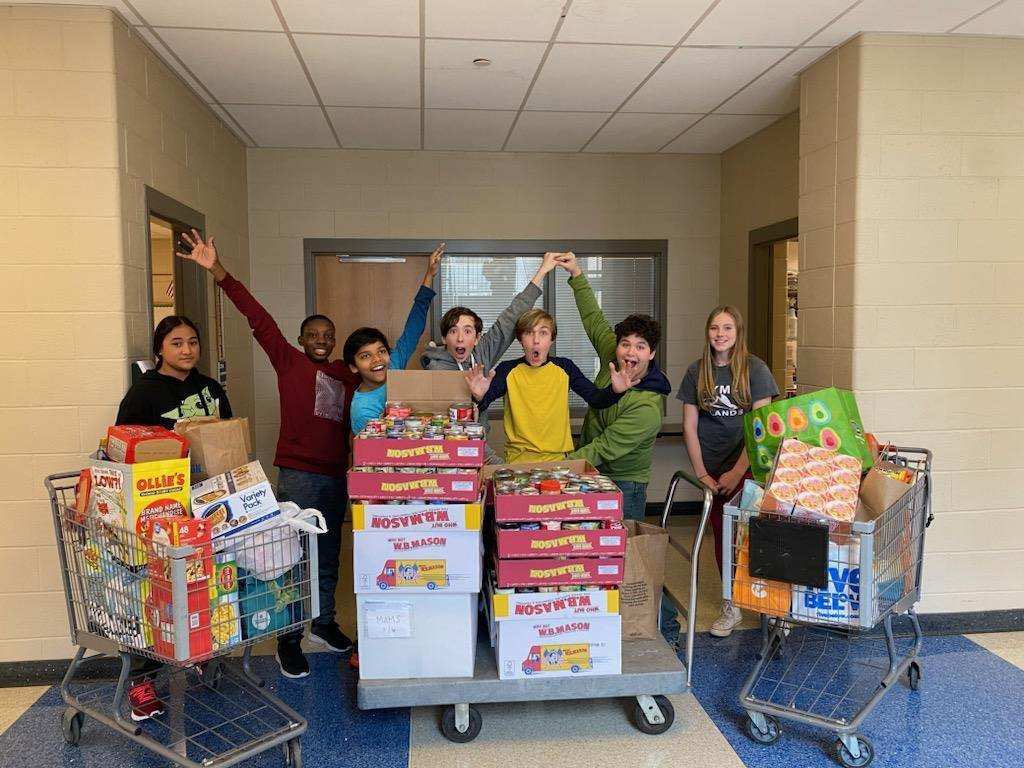Thanks to all who donated food cans over the last month to the Mt. Airy Net. 1,400 items donated. A special thanks to our SGA teacher/student advisors for organizing! It was a great success!