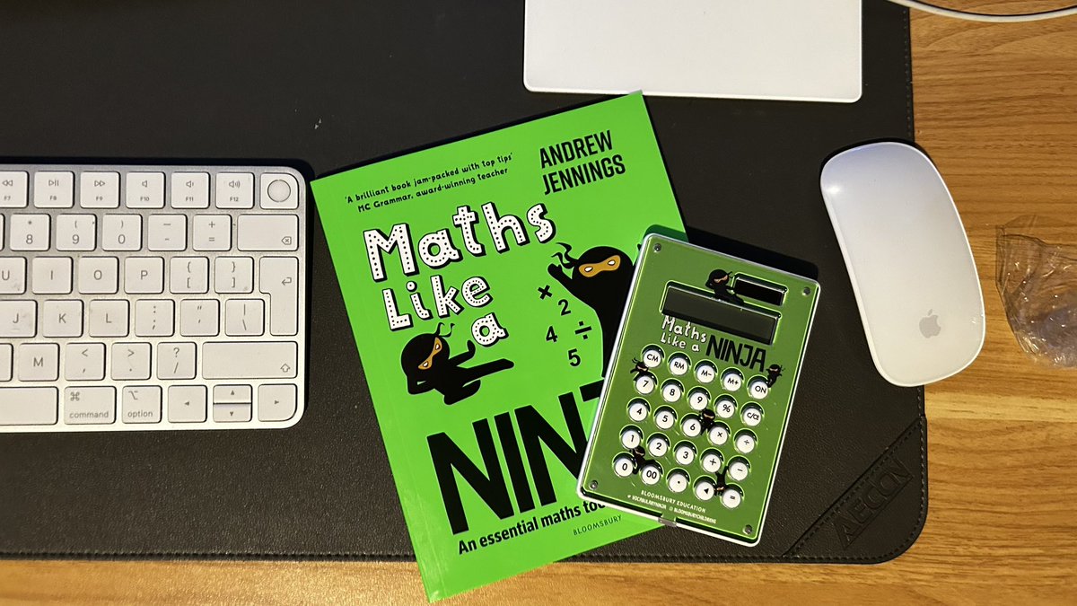 Look what’s just arrived! Can’t wait to get stuck into Maths Like a Ninja by  <a href="/VocabularyNinja/">Vocabulary Ninja</a> <a href="/BloomsburyEd/">Bloomsbury Education</a> 🙌🙌🙌